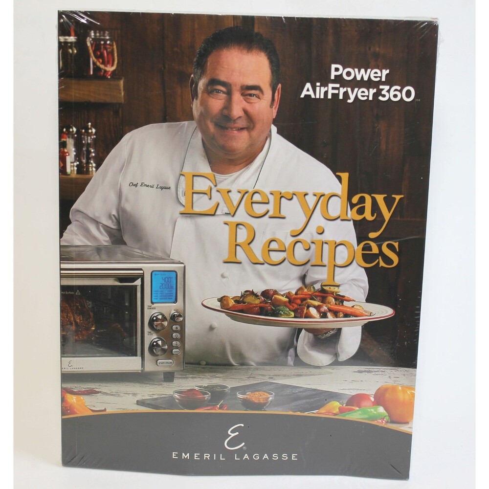 NEW SEALED Emeril Lagasse Everyday Recipes Power AirFryer 360 2019 TPB Cookbook
